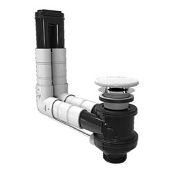 V&B berlauf ViFlow verdeckt, Ventilabdeckung Keramik, weiß