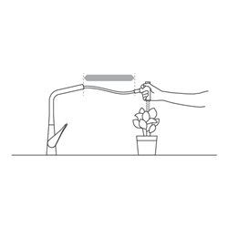 hansgrohe Spültisch-Einhebelmischer 320 Metris Select M71 mit Ausziehauslauf, 1jet, sBox, chrom