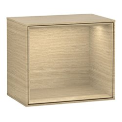V&B Regalmodul Finion 41,8x35,6x27cm, Reg Oa ven, Oak Veneer