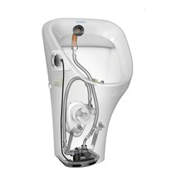 Duravit Elektronik-Absaug-Urinal DuraStyle 30x34cm, Zul v hi, Ne, o. Fl, we Hyg gl