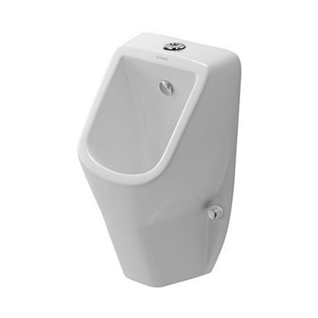 Duravit Urinal D-Code 30,5x29cm, Zul. v o, riml, w H gl, o. Fl