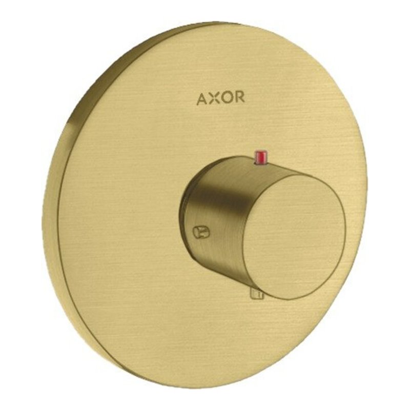 hansgrohe Fertigset Axor Starck Highflow UP-Thermostat, brushed brass
