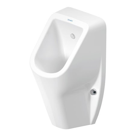 Duravit Urinal D-Code 30,5x29cm, Zul. v hi, riml, w H G, o. Fl