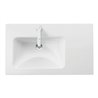 Duravit Möbelwaschtisch Me by Starck 83x49cm, asy, B li, m ÜL, HLB, 1 HL, we