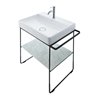Duravit Möbelwaschtisch DuraSquare 50x47cm, o. ÜL, m HLB, 1 HL, we WG