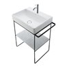 Duravit Möbelwaschtisch DuraSquare 50x47cm, o. ÜL, m HLB, 1 HL, we WG