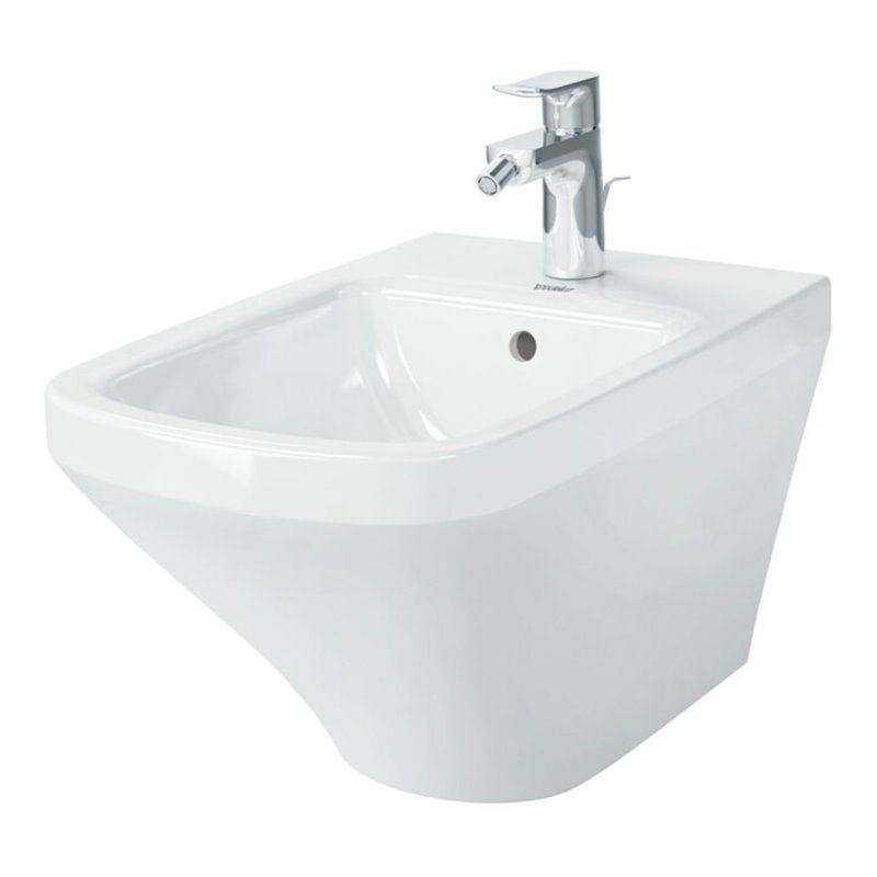 Duravit Wand-Bidet DuraStyle 37x54cm, m HL, ÜL, HLB, weiß WonderGliss
