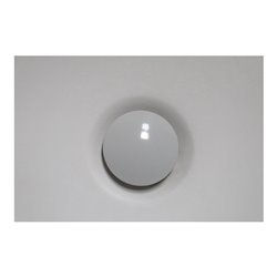 Hoesch Ablaufstopfen weiß glänzend, mit Kelch