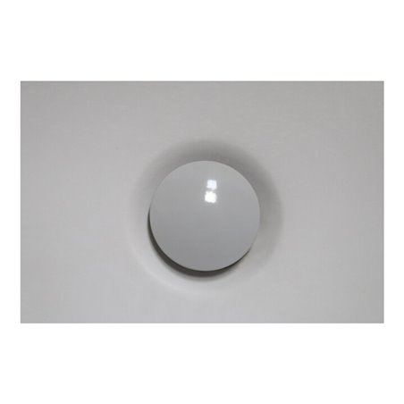 Hoesch Ablaufstopfen weiß glänzend, mit Kelch