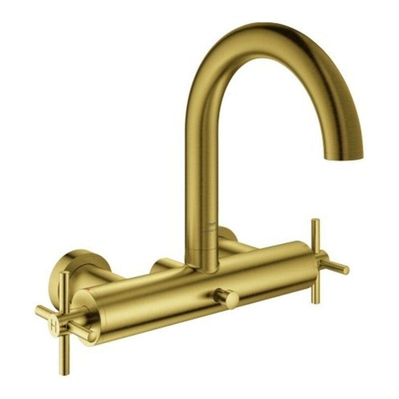 Grohe Wannen-Zweigriff-Armatur Atrio 1/2', m Kreuzgr., Wd-mont., C sunr geb.