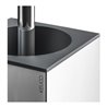 Keuco Bürstengarnitur Edition 90 Square Standmod., Kst.-Einsatz anthr., verchromt