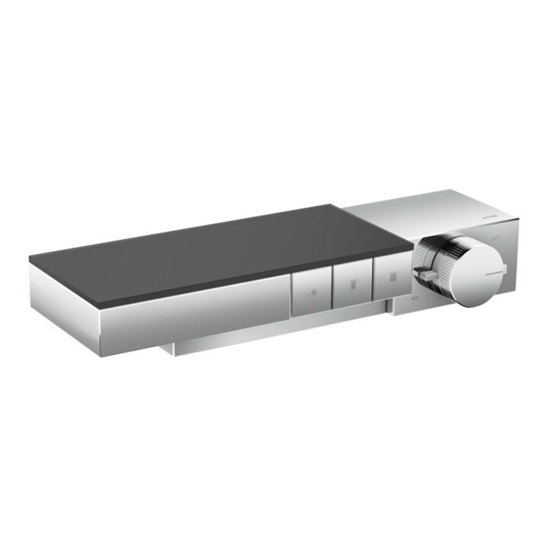 hansgrohe Thermostat Axor Edge AP/UP-Mon., 3 Verbr., Diamantschl., chr