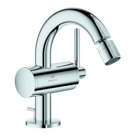 Grohe Bidet-Einhebelmischer Atrio 1/2', Ablaufgarnitur, chrom