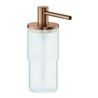 Grohe Seifenspender Atrio 160ml, Glas/Metall, w. sunset gebürstet