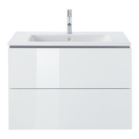 Duravit Möbelwaschtisch Me by Starck 83x49cm, we WG, m HL, ÜL, Hahnlochbank