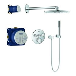 Grohe Unterputz-Duschsystem Grohtherm Smartcontrol mit UP-Thermostat, chrom