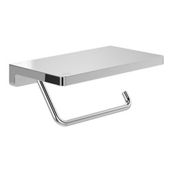 V&B Toilettenpapierhalter Elements Striking 200x110x79mm, mit Ablage, chrom