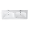Duravit Möbel-Doppelwaschtisch DuraStyle 130x48cm, 2 HL, m ÜL, HLB, we WG