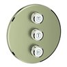 Grohe Fertigset Grohtherm Smartcontrol UP-Vtl, 3-fach, rund, nickel gebürstet
