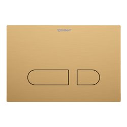 Duravit Betätigungsplatte DuraSystem 21,7x25cm, mech., f WC A1, bron geb.