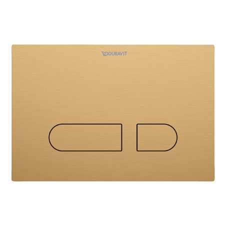 Duravit Betätigungsplatte DuraSystem 21,7x25cm, mech., f WC A1, bron geb.