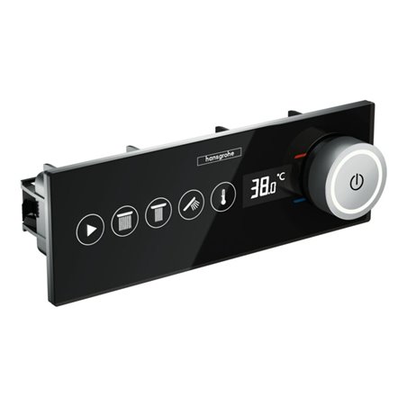 hansgrohe Fertigset für 3 Verbraucher RainPad schwarz/chrom