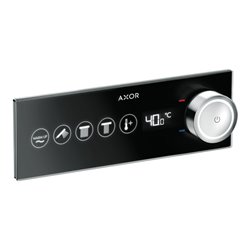 hansgrohe Fertigset für 3 Verbraucher RainPad schwarz/chrom