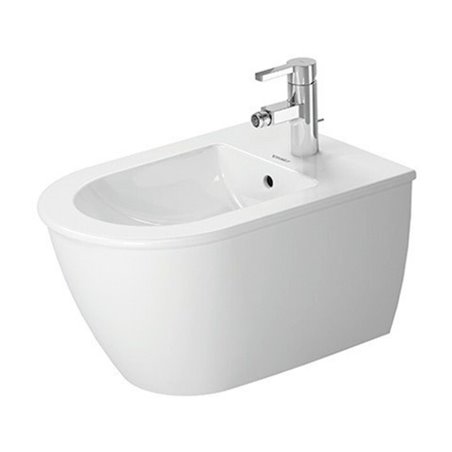 Duravit Wand-Bidet Darling New 36,5x54cm, m HL, ÜL, HLB, we WonderGliss