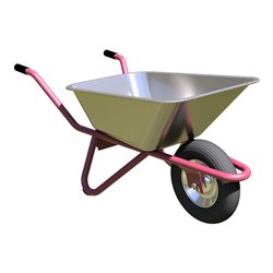 Schake Schubkarre Typ Geselle, Tiefmulde, Luftrad