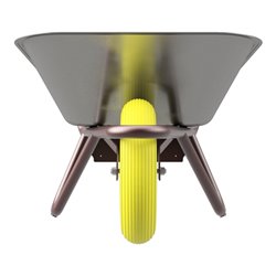 Schake Schubkarre Typ Geselle, Flacgmulde, PU-Rad