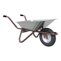 Schake Schubkarre Typ Polier, Flachmulde