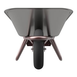 Schake Schubkarre Typ Polier, Flachmulde