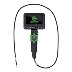 KS Tools COMPETITION HD-Videoskop-Satz, Ø 6,0 mm, 180° und 0° HD Frontkamera-Sonde, flexible PVC Hülle