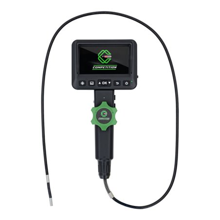 KS Tools COMPETITION HD-Videoskop-Satz, Ø 6,0 mm, 180° und 0° HD Frontkamera-Sonde, flexible PVC Hülle