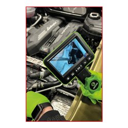 KS Tools COMPETITION HD-Videoskop-Satz, Ø 6,0 mm, 180° und 0° HD Frontkamera-Sonde, flexible PVC Hülle