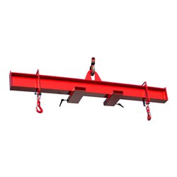 Bauer Südlohn Balken-Traverse BT 3002, lackiert, Feuerrot