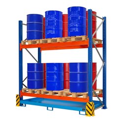 Bauer Südlohn Umweltregal UR-G 2700, lackiert, Lichtblau