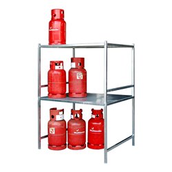 Bauer Südlohn Gasflaschengestell GFG-2, verzinkt