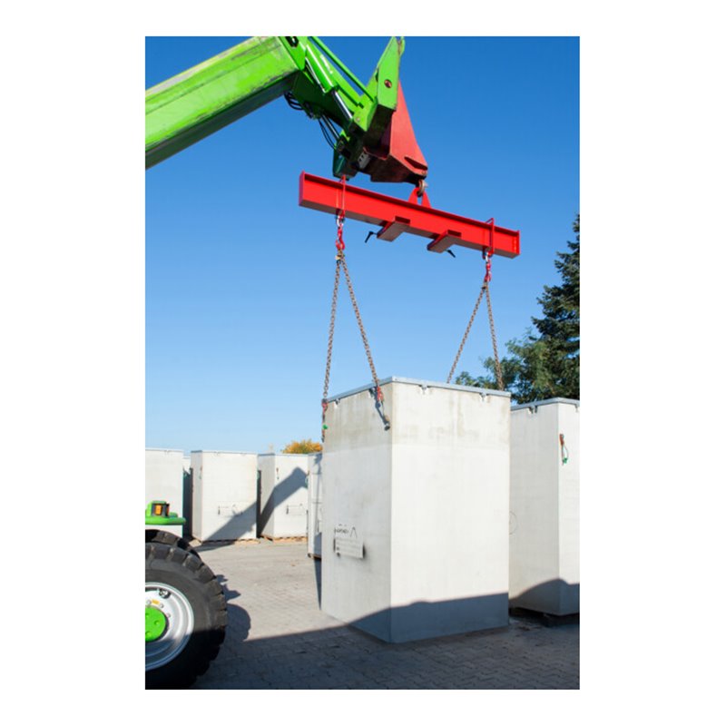 Bauer Südlohn Balken-Traverse BT 3005, lackiert, Feuerrot