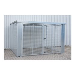 Bauer Südlohn Gasflaschen-Container GFC-M6/D-DF, feuerverzinkt