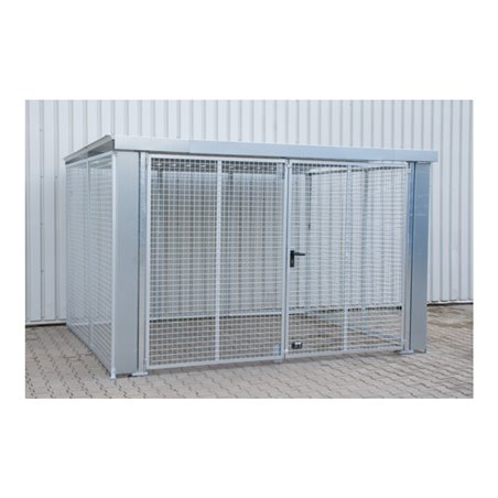 Bauer Südlohn Gasflaschen-Container GFC-M6/D-DF, feuerverzinkt