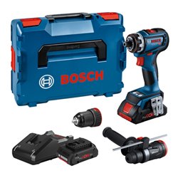 Bosch Akku-Bohrschrauber GSR 18V-90 FC, 2 x Akku ProCORE18V 4.0Ah, L-BOXX