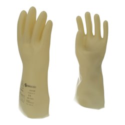 KS Tools Elektriker-Schutzhandschuh mit Schutzisolierung, Klasse 00, weiß