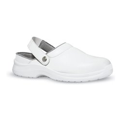 UPower Sicherheits-Clog EN20345 SB E A FO SRC Surge Lucky-Microfaser weiß W.11