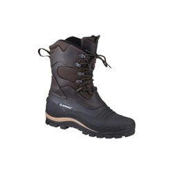 Winter-Schnürstiefel Bernd braun/schwarz Nylon/PVC Webpelzfutter SPIRALE