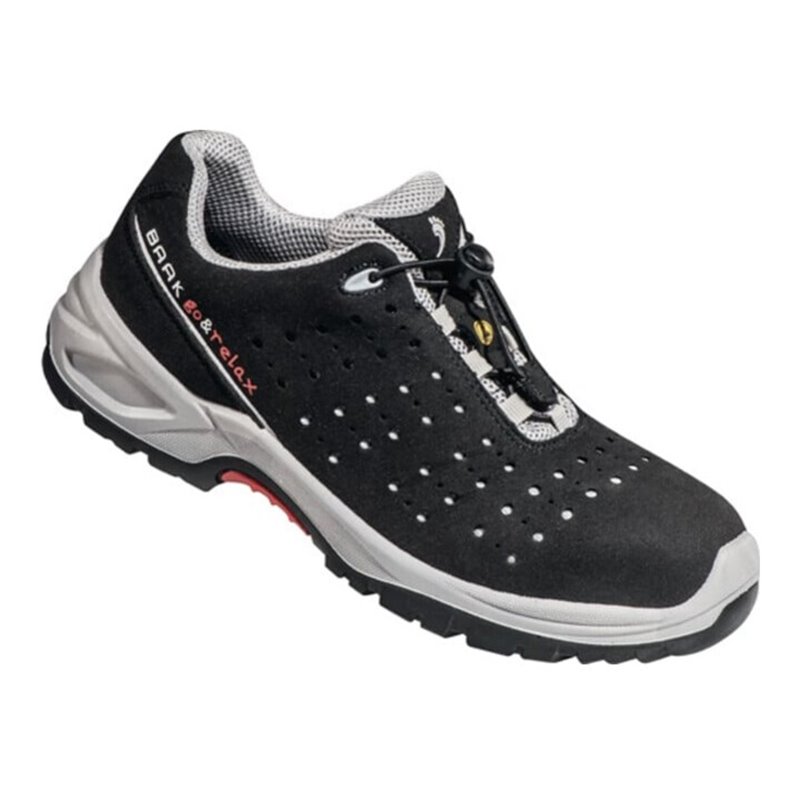 Baak Sicherheitsschuh Henk schwarz/grau Mikrofaser S1P SRC ESD EN20345
