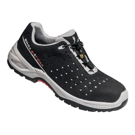 Baak Sicherheitsschuh Henk schwarz/grau Mikrofaser S1P SRC ESD EN20345