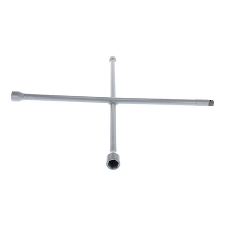 Gedore Kreuzsteckschlüssel, für LKW/Bus, SW 24 x 27 x 32 mm x 3/4', Radkreuzschlüssel, Reifenwechsel, Werkzeug, 28 LV