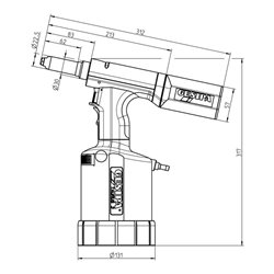 Gesipa Blindniet-Setzgerät TAURUS 3