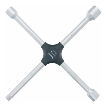 HAZET Kreuzschlüssel 705V-02 Außen-Sechskant Profil 17 x 19 x 22 x Außenvierkant Antrieb 12,5  1/2 Zoll